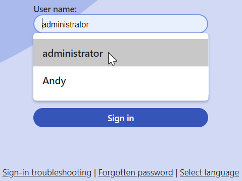 Autocompleting user names