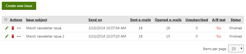 Tracking opened emails