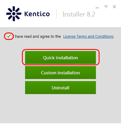 Kentico Installer 8