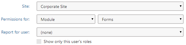 Modifying forms permissions